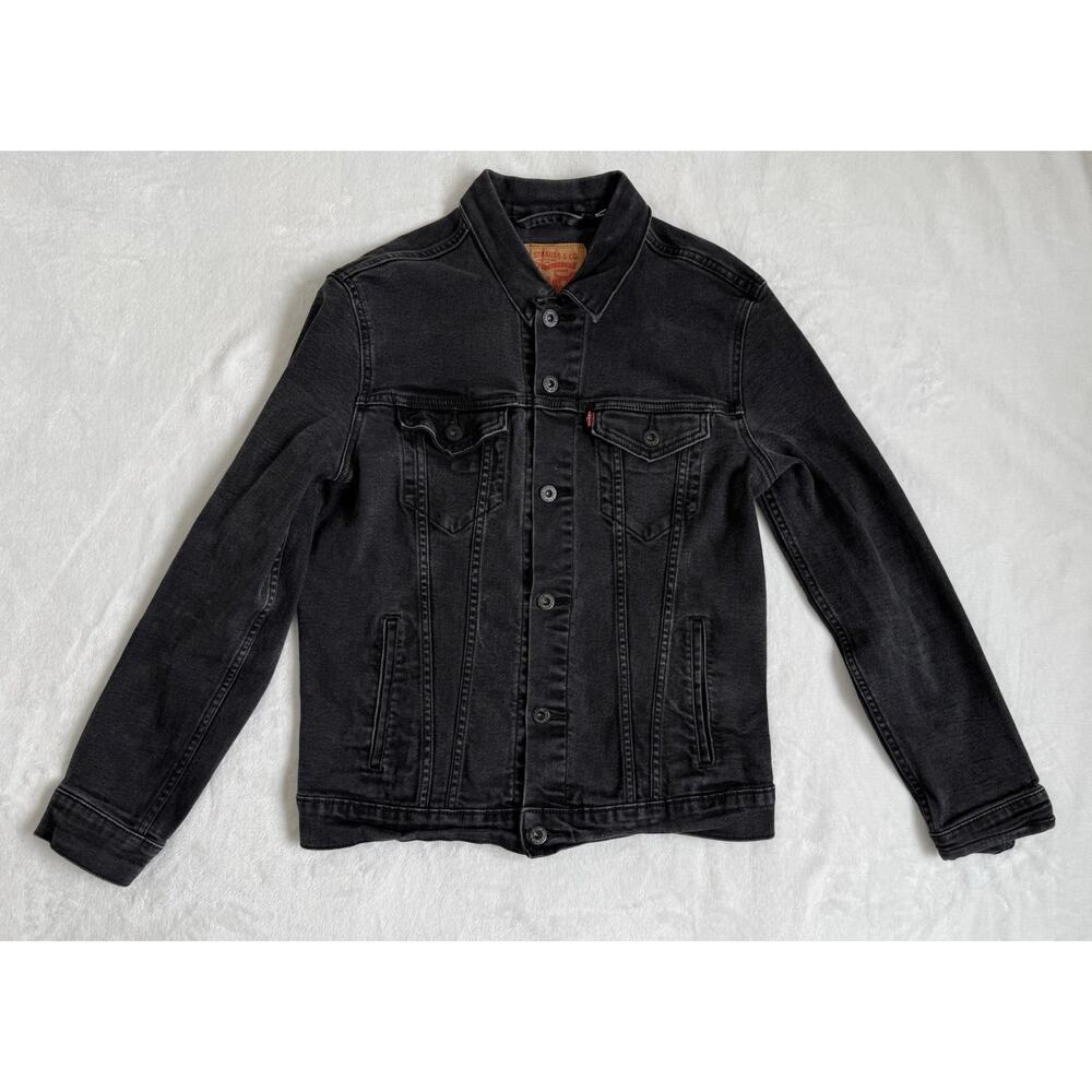 Levi's Black Denim Trucker Jacket